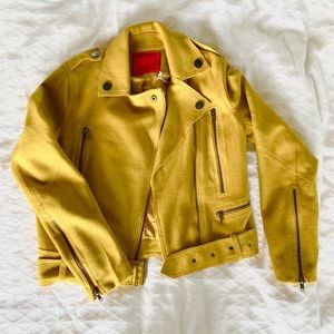 Yellow Biker Jacket